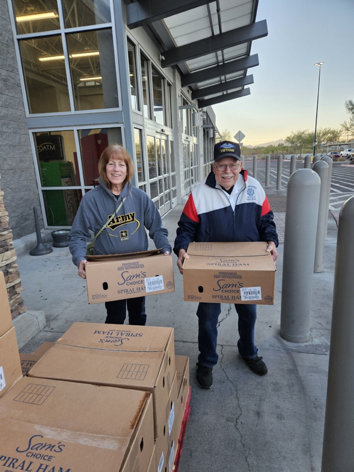 VFW 549 Tucson Charities Food Giveaway